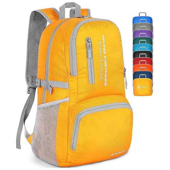 Handbags - Lightweight Packable Backpack - 35L Light Foldable Hiking Backpacks Yellow New